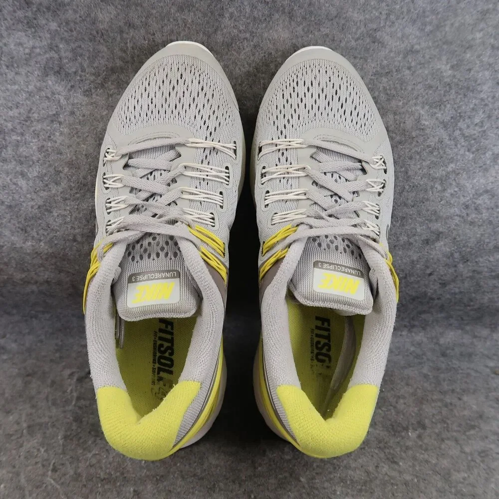 Nike Shoes Womens 7.5 Sneaker Athletic Lunareclipse 3 Running Cross Trainer Grey
